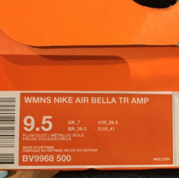 Nike Bella TR Cross Training Plum Dust Women Sneakers Size:9.5 - Picture 7 of 8